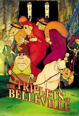 poster for The Triplets of Belleville 2003