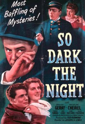 poster for So Dark the Night 1946