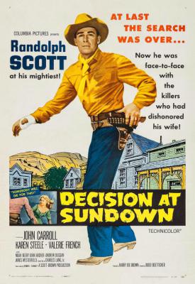 poster for Decision at Sundown 1957