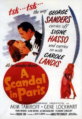 poster for A Scandal in Paris 1946