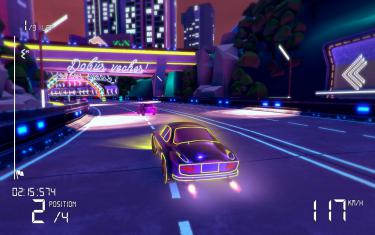 screenshoot for  Electro Ride: The Neon Racing Build 7588063 (Halloween Update)