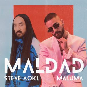 poster for Maldad - Steve Aoki & Maluma
